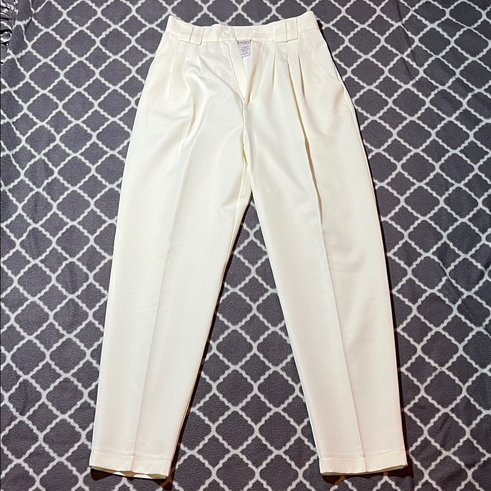 Imagio Cream Dress Pants - Size 8